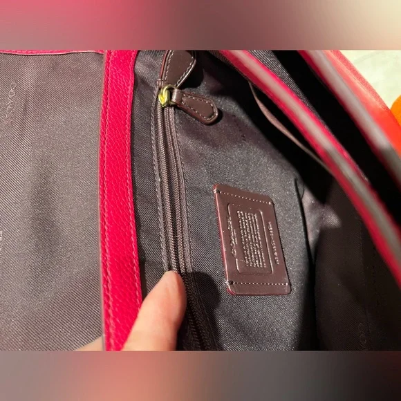 Coach Cassie in Bright Cherry - Picture 16 of 16